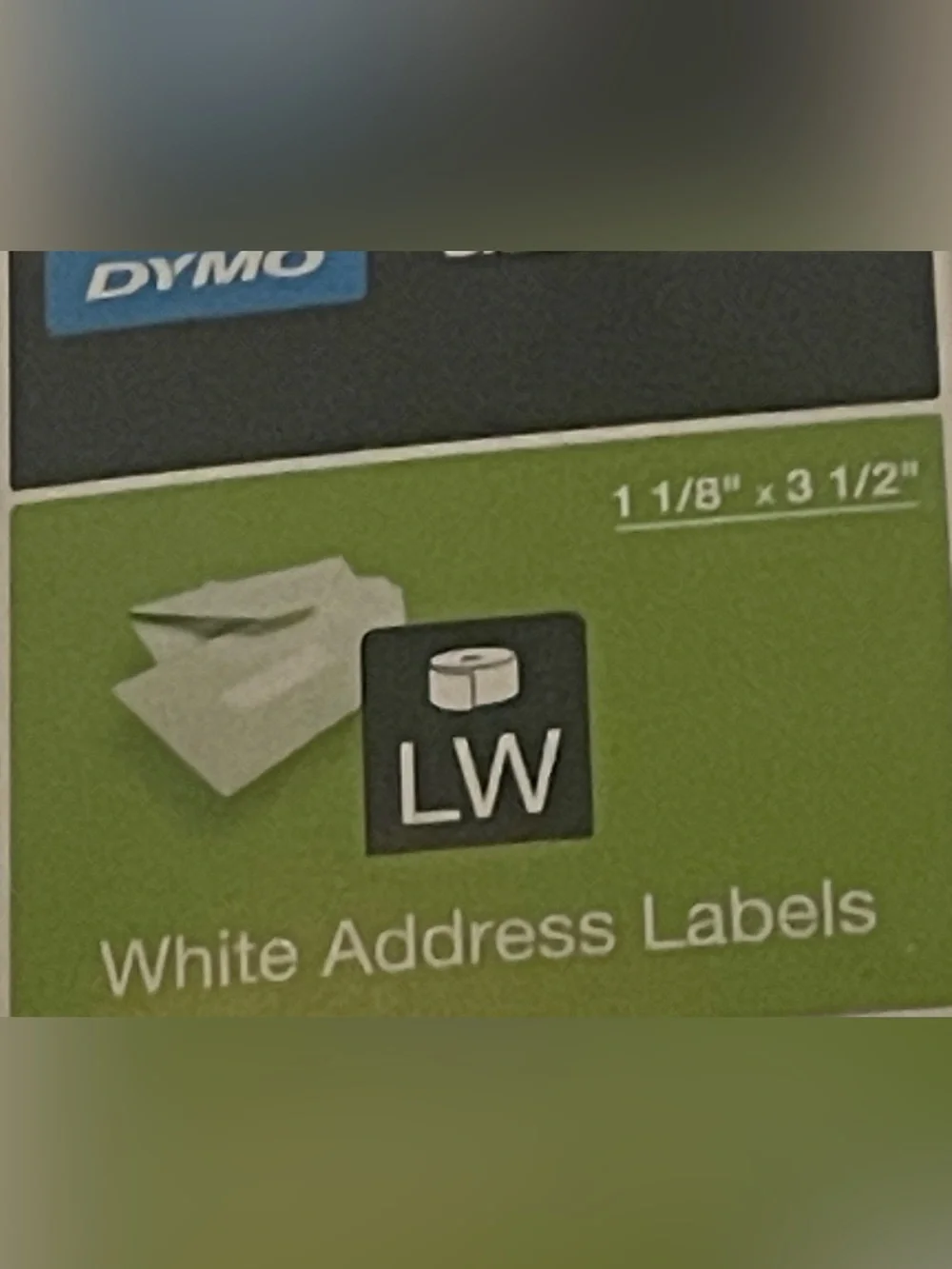 LW White Address Label Roll Sticker, 520 total labels, 260 per roll